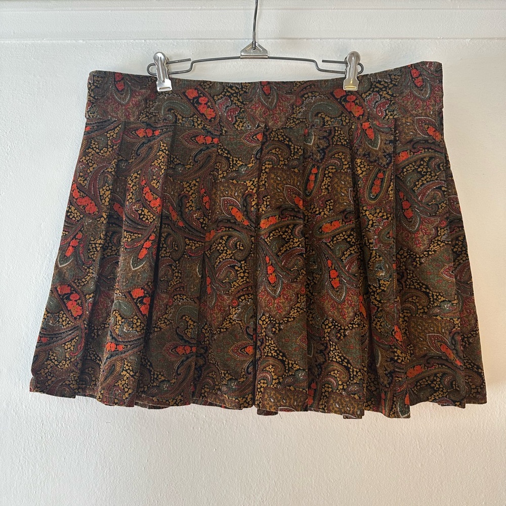 Vintage Paisley Mini Skirt